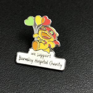 heart charity badge, enamel charity badge, pngame