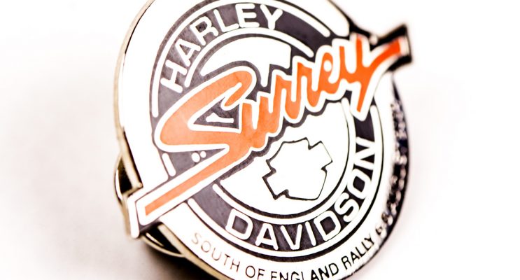 Harley Davidson badge with logo