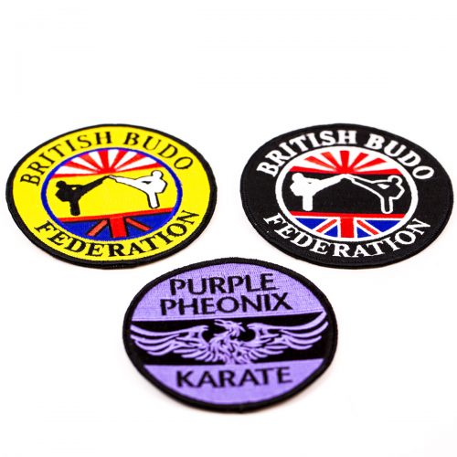 custom embroidered badges, personalised embroidered badges, woven embroidery badges