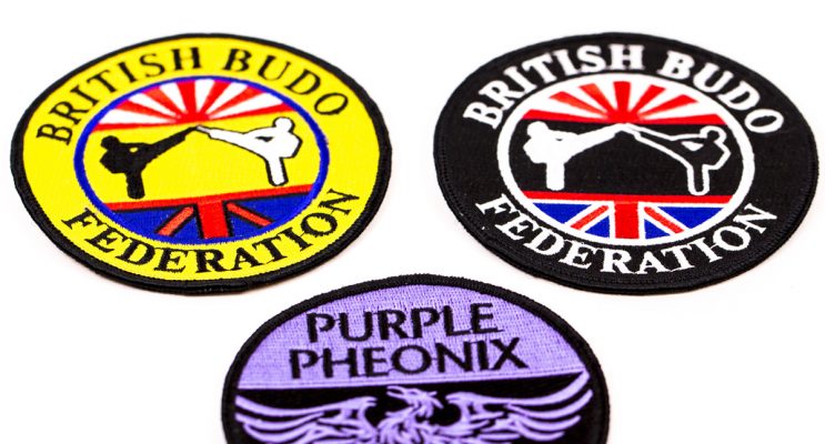 custom embroidered badges, personalised embroidered badges, woven embroidery badges