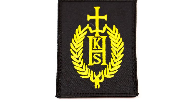 custom embroidered badges, personalised embroidered badges, woven cloth embroidery badges