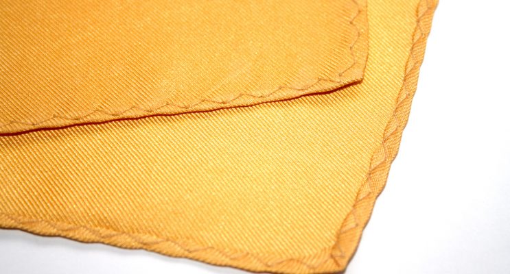 custom stitched pocket squares, personalised stitched pocket squares