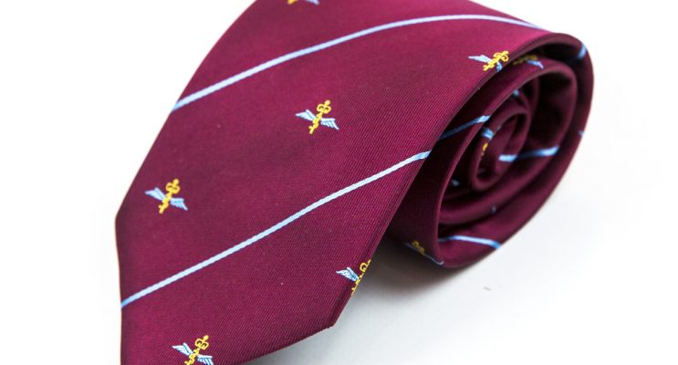custom regimental ties, personalised regimental ties