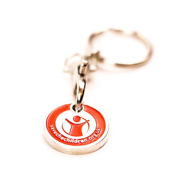 personalised trolley coin, custom trolley coins, Soft Enamel Trolley keychains