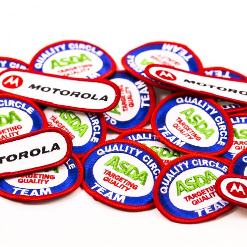 custom embroidered badges, personalised embroidered badges, embroidery badges