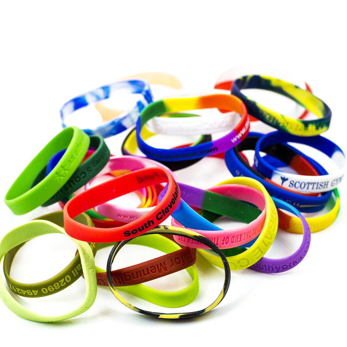 I4c Publicity Multi-coloured Promotional Wristbands - I4c Publicity Ltd