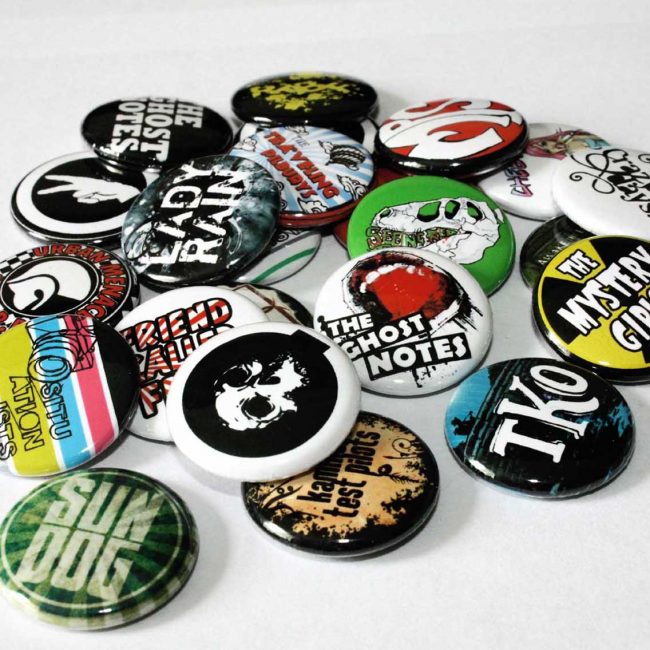 Group of button badges