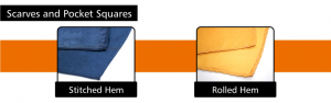 custom ladies scarves, custom pocket squares, personalised scarves and pocket squares