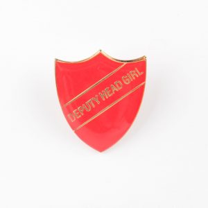 custom badges, personalised badges, deputy head girl school badges