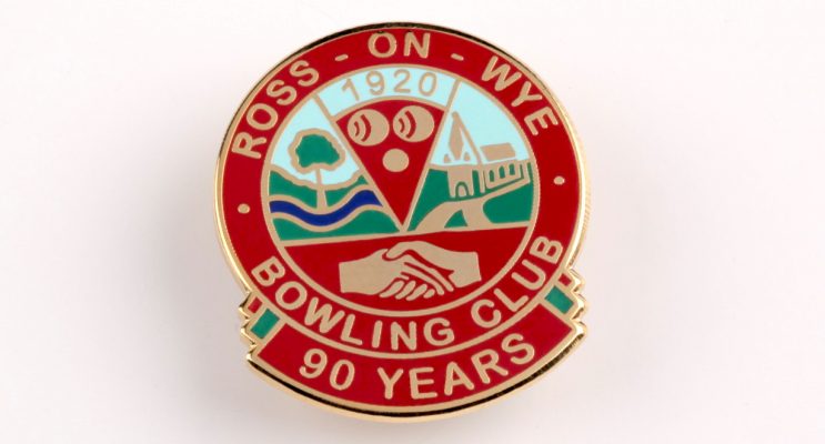 custom badges, personalised badges, bowling club badges