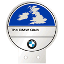 The BMW Club circle custom car grill badges