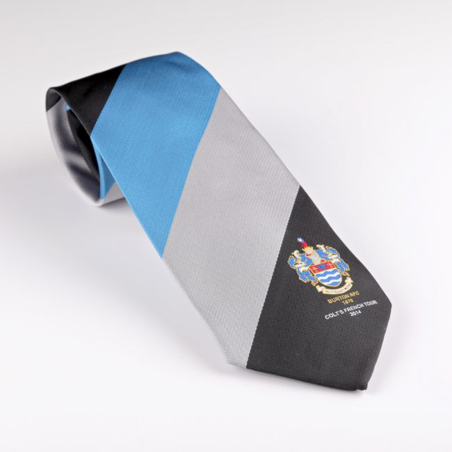 custom ties, personalised ties, bespoke ties, golf club ties