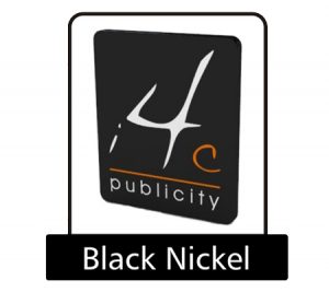 Black nickel pin