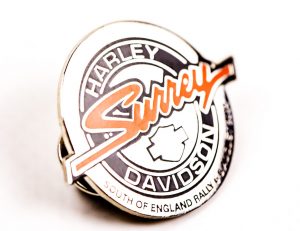 Harley Davidson round badge