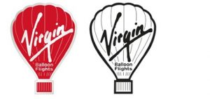 Virgin balloon badges 