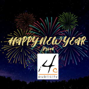 A happy new years message from i4c Publicity, placed at the bottom of the blog about top trends for custom pin badges 2025